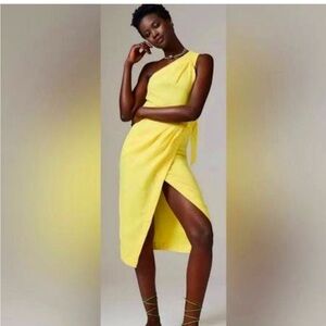 One shoulder black dress used once